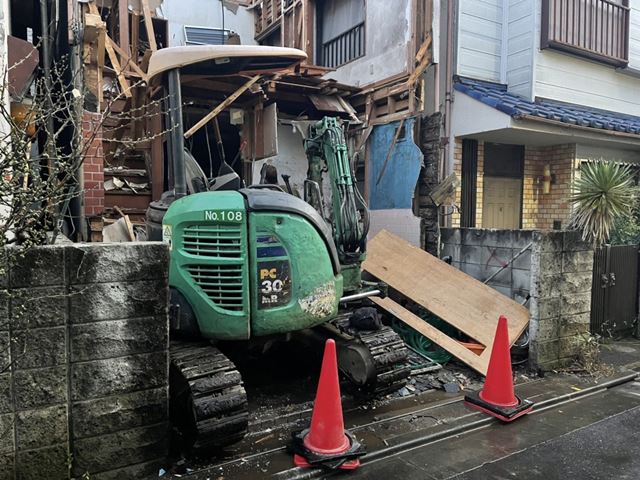 木造2階建て解体工事(東京都中野区中野)　工事後の様子です。